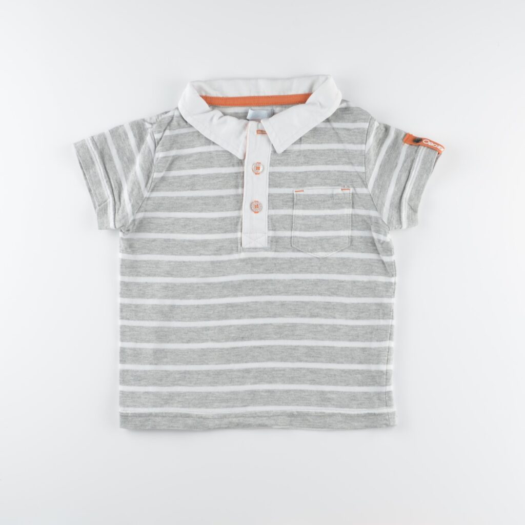 T-shirt à col Obaibi/Okaidi