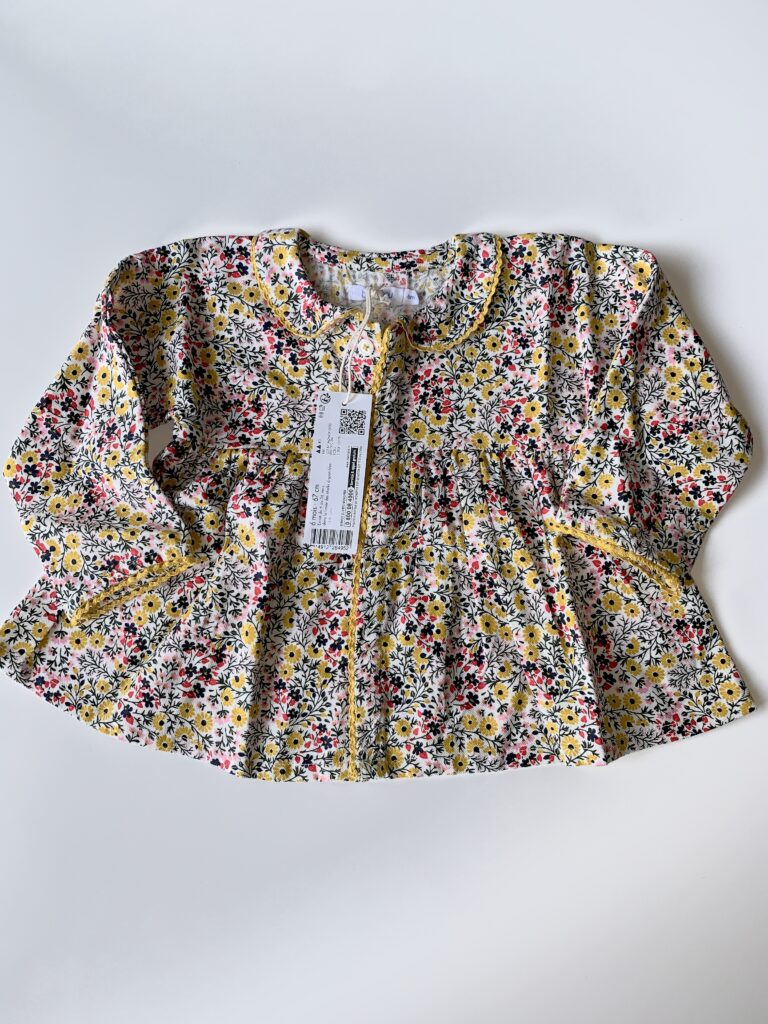 Blouse fleurie Monoprix (Bout'chou...)