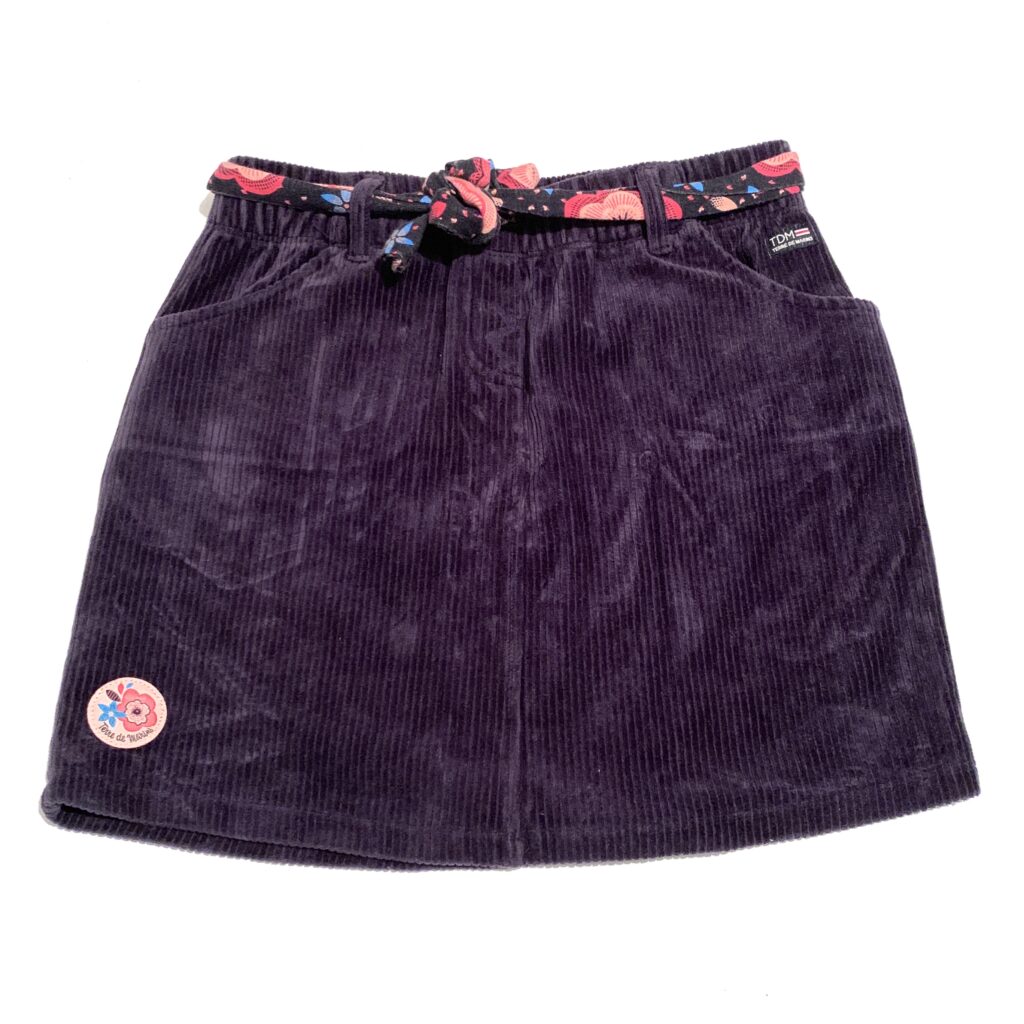 Jupe en velours