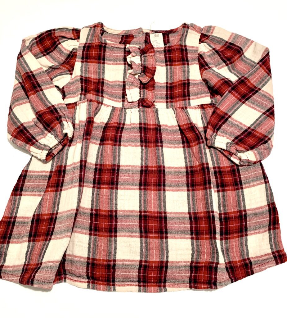 Robe à carreaux H&M