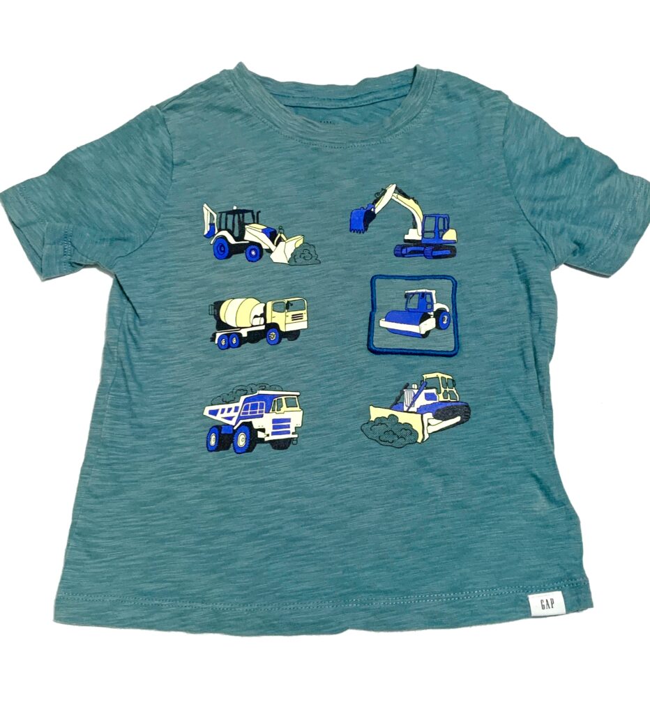T-shirt engins de chantier GAP