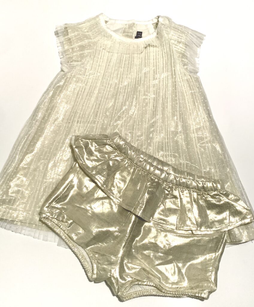 Ensemble robe dorée Sergent Major