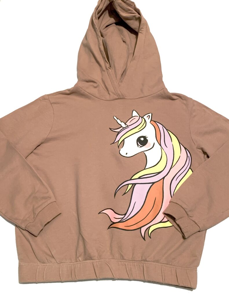 Sweat fin licorne H&M