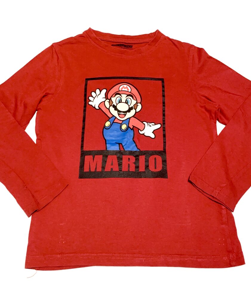 T-shirt manches longues Mario