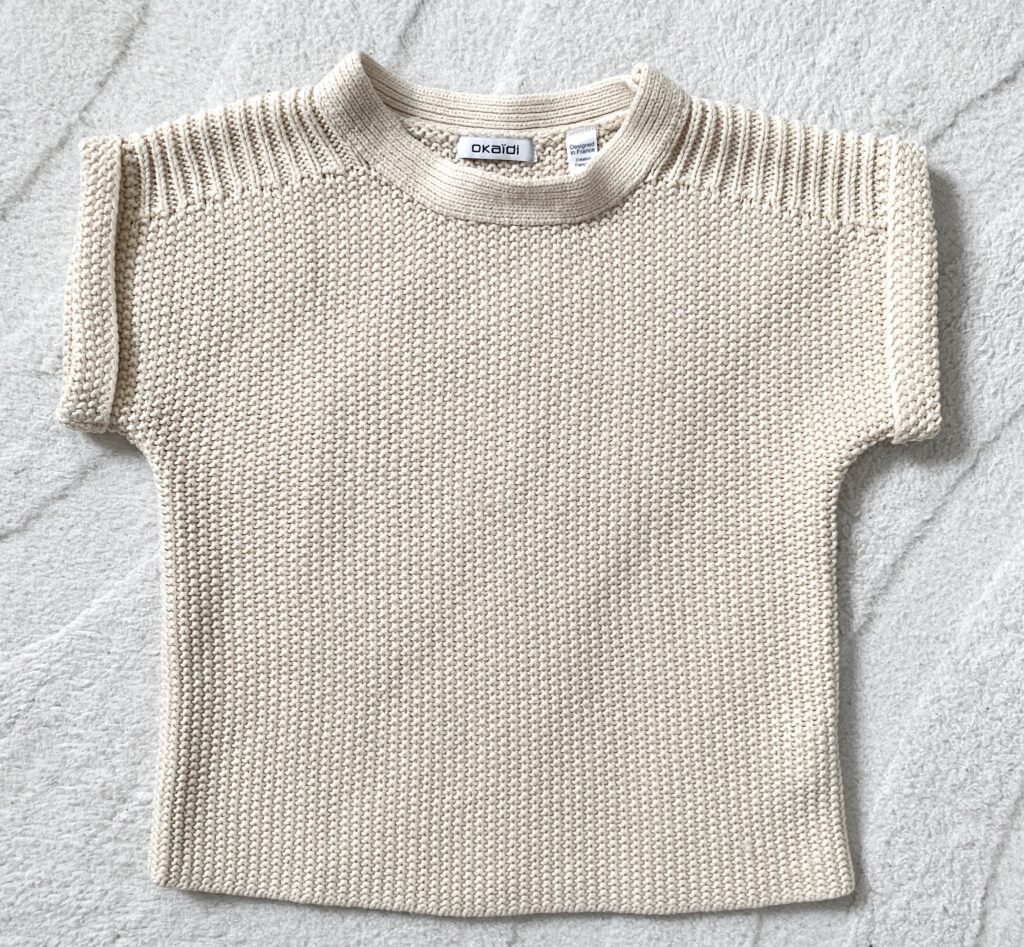 T-shirt grosse maille Obaibi/Okaidi