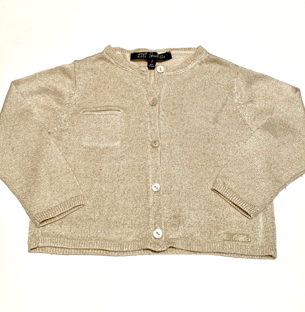 Gilet doré Lili Gaufrette