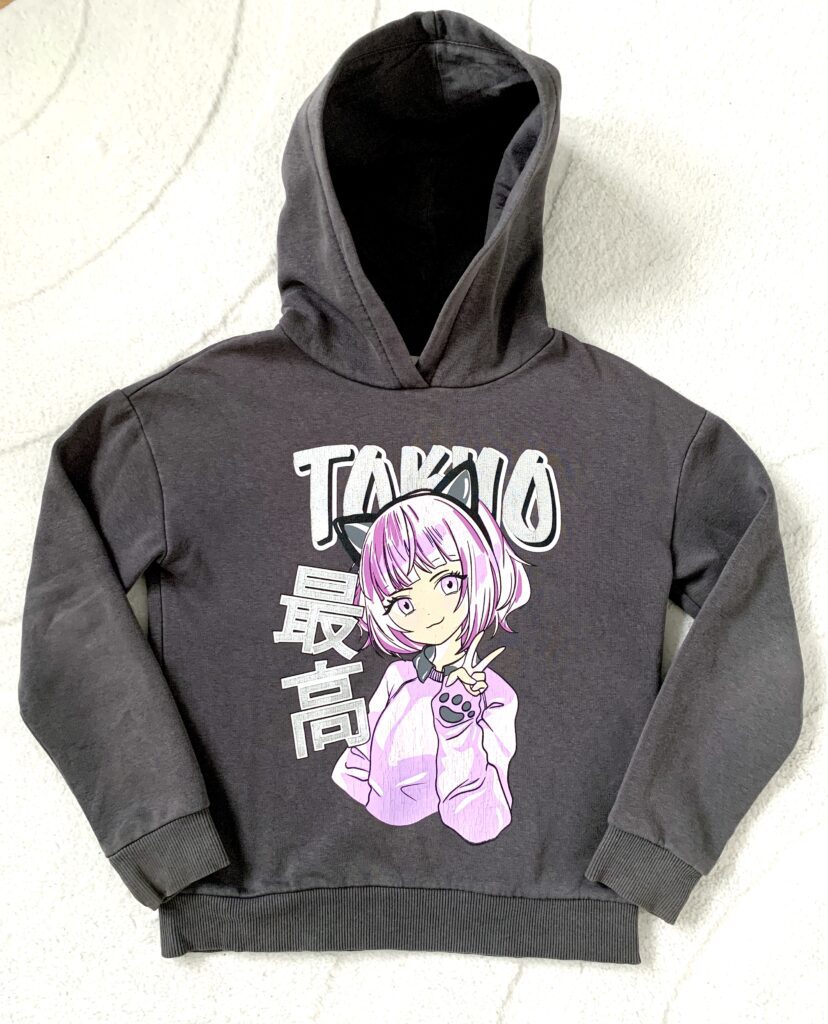 Sweat à capuche manga