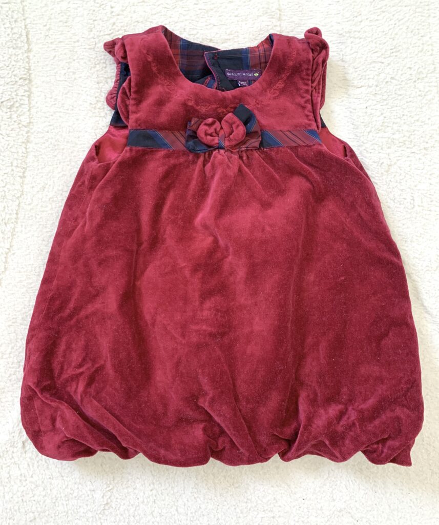 Robe en velours Sergent Major