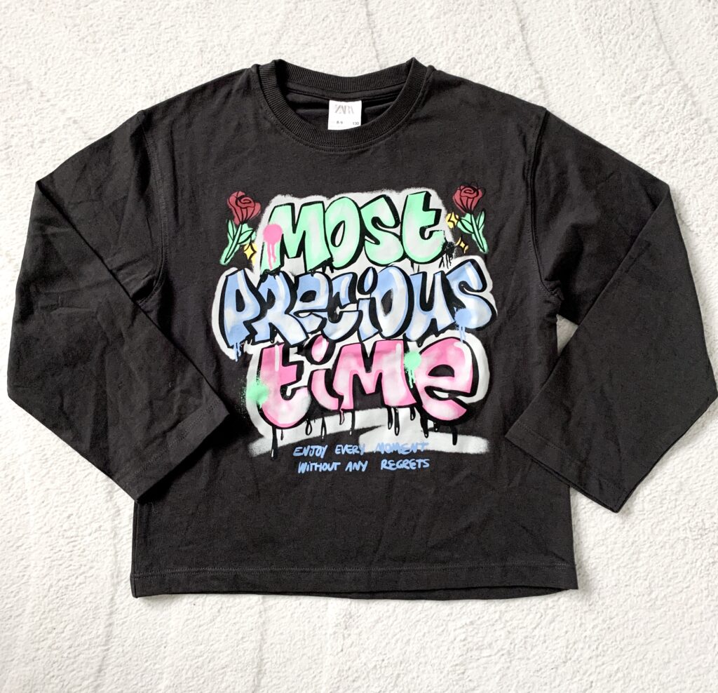 T-shirt manches longues Zara